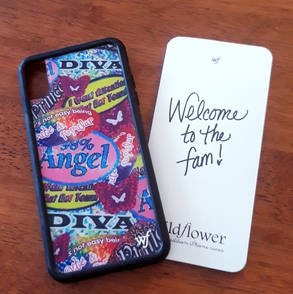 Wildflower Urban Outfitters Exclusive Sticker Book Iphone XS Max Phone Case - Picture 7 of 11